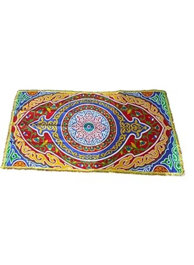 مفرش طاولة من قماش الخيامية الرمضاني، 65 × 100 سم - Image 1